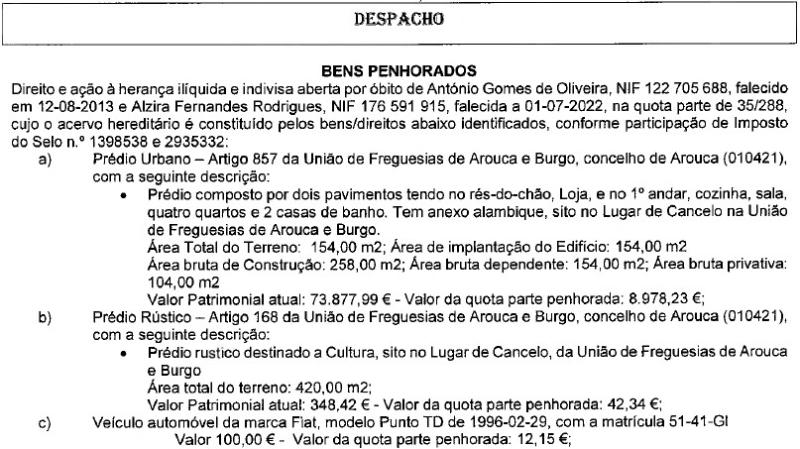 Móveis em AROUCA E BURGO