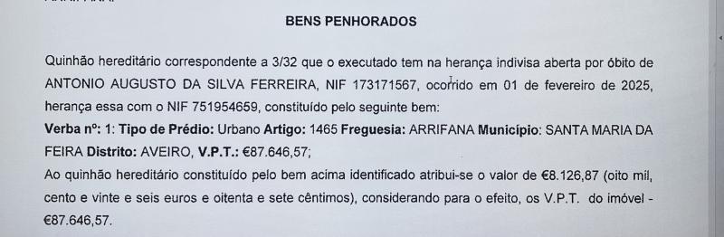Imóvel 0094.2026.20 — Execução Fiscal AT 2