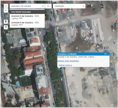 Fig2: Pesquisa de local de interesse